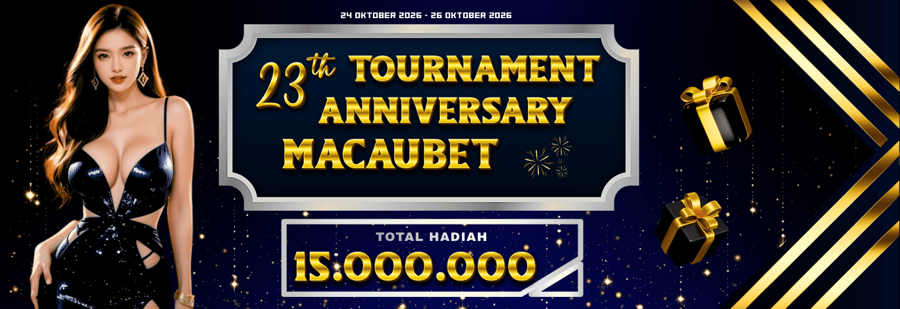 TURNAMENT ANNIVERSARY MACAUBET 23 TAHUN