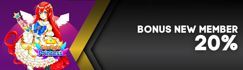 BONUS NEW MEMBER 20% SLOT GAMES